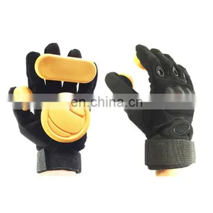 Customized Skateboard Gloves Longboard Slide Antislip Factory Made Black Skateboard Gloves thumbnail-2