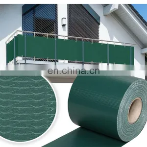 35 m x 19 cm Antrazit Privacy Fence Stripe Tarpaulin Sichtschutzfolie Fur Doppelstab Mattenzaun PVC Sichtschutz Streifen Zaun thumbnail-4