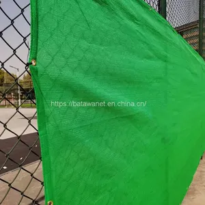 12m x 2m 18m x 2m Tennis Court Windscreen With Logo,Woven HDPE 180gsm Privacy Screen thumbnail-1