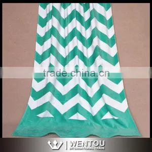 Super Absorbent Microfiber Sports Chevron Bath Towel Quality Choice thumbnail-1