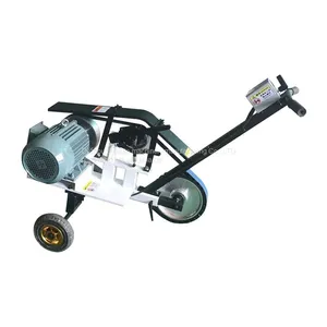 Hand Abrasive Belt Grinder Deburring Grinder Belt Metal Polishing Machine thumbnail-2