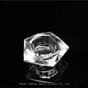 Wholesale Custom Mini Candle Jars Small Glass Tea Light Holder Home Decoration Crystal Candle Holder Glass Jar thumbnail-1
