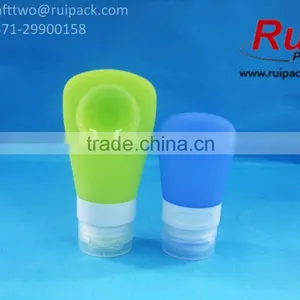 38ml 60ml Silicone Bottles With Sucker for Hand Soap/shampoo, Reuse Silicone Travel Bottles thumbnail-2