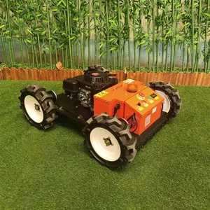 Rechargeable Brush Cutter, China Remote Control Mower on Tracks Price, Radio Controlled Mower for Sale thumbnail-5