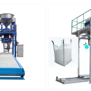 500kg 600kg 1200kg Ton Bag Granular Powder Jumbo Bag Bulk Bag Filling Packing Machine thumbnail-2