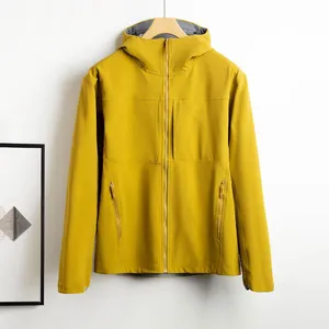 Customized Logo Windbreaker With Double-layer Warm Lining, Breathable and Waterproof Autumn and Winter Raincoat Coating, Windproof S-2XL thumbnail-1