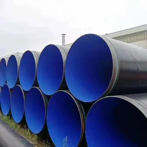 3pe Anti-corrosion Steel Pipes for Gas, Large-diameter Plastic-coated Pipes, Dn1600 Spiral Pipes, Hengyun Can Deliver to the Factory thumbnail-2