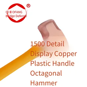 Supply of High-quality Brass Hammers, Electrolytic Copper Hammers (including Nipple Hammers and Octagonal Hammers) for Bridge Anti-explosion Tools, Which do Not Shed Debris During Use thumbnail-2