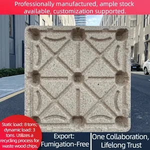 Eco-friendly, Recyclable Molded Wood Pallets — Compliant With European and American Standards — Hassle-Free Export thumbnail-3