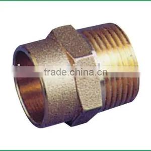 Brass Socket Welding With Copper Pipe BRASS Coupling for Copper Pipe thumbnail-1
