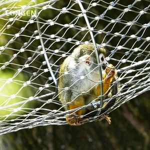 AISI316 Flexible Stainless Steel Ferrule Zoo Mesh thumbnail-2