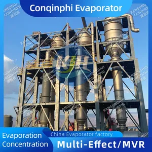 Three-Effect Continuous Evaporation Crystallizer 1.5m³/h Capacity ISO Compliant Semi-Auto thumbnail-1