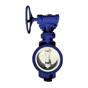 Factory Direct Sales of High-quality Manual Triple Eccentric Ceramic Butterfly Valve thumbnail-1