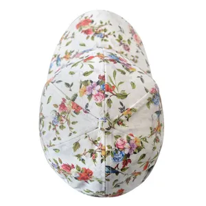 Custom All Over Print Baseball Cap Wholesale High Quality 6 Panel Floral Sublimation Flower Hat for Women thumbnail-4