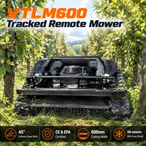 Vigorun VTLM600 Remote Controlled Crawler Mower Low Fuel Consumption 200m Radio Range For Mountain Terrain thumbnail-1