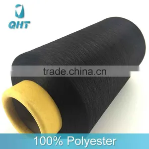 Black Color 100% Polyester 300D/96F Yarn Manufacturer in China thumbnail-4