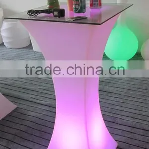 PE Plastic Bar Table With LED Light & Remote Control YXF-4511 thumbnail-3