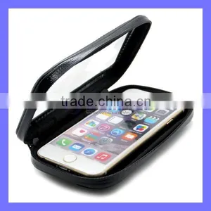 Waterproof Rotating Bicycle Motor Bike Handle Bar Pouch Holder Case For Mobile Phone thumbnail-1
