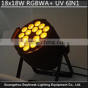 18x18w Led Par 6in1 RGBWA + UV Led Par Can Light High Powerful Stage Led 18*18W thumbnail-1