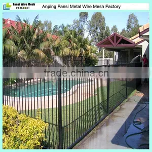 1200H*2400W Flat Top Security 38x25mm Tubular Fencing thumbnail-3