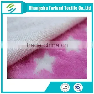 Star Pattern Arctic Fleece Fabric Polyester Bed Sheets Fabric thumbnail-2