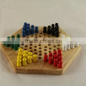 2015 New Chess Board Games Wooden Chinese Checkers Game thumbnail-1