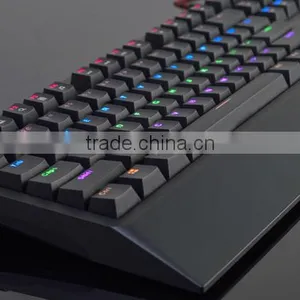104keys Led Wrist Rest Mechanical Keyboard Cherry mx With N-key Roll Over Design thumbnail-2