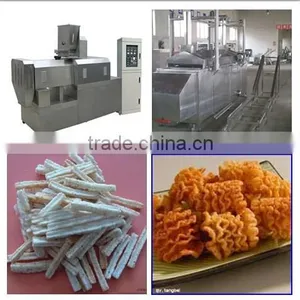 Extrusion Fried Pellet Snacks Processing Line Fried Dough Food Machine thumbnail-2