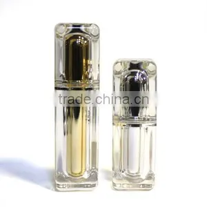 Cosmetic Dip Tube Lotion Pump Acrylic Double Walled Bottle (135DP JS-I03) thumbnail-1