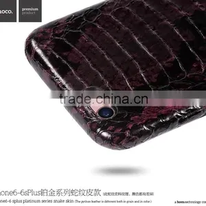 Original HOCO Luxury Shockproof Python Leather Case for IPhone 6Plus 6s Plus Platinum Series Snake Leather Back Cover MT-5777 thumbnail-4