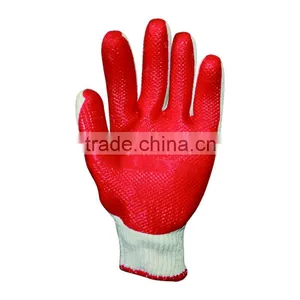 Red PVC Coated Glove thumbnail-1