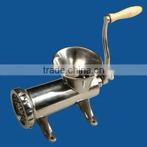 22# 32# Kitchen Manual Meat Grinder(stainless Steel Material) thumbnail-1