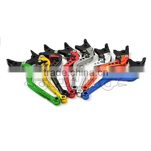 BJ-LS-003 Gray Cnc Adjustable Motorcycle Brake Lever for GSXR1000 GSXR600 thumbnail-1