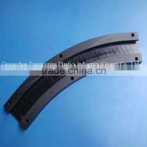 Custom Made Cnc Machined Wear Resistance Nylon Guide Rail Plastic Corner Strips thumbnail-2