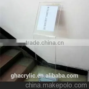 Wholesale - Clear Acrylic Display Stand With Sign Holder ,black Acrylic Display Stand thumbnail-5