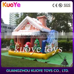 Inflatable Christmas House Sale,inflatable Decoration With Santa and Tree.advertising Inflatable Christmas thumbnail-1