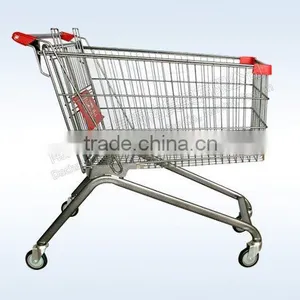 Dachang Manufacturer 90 Liter Shopping Trolley Chrome or Powder Coated thumbnail-1