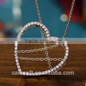 Silver Heart Necklace thumbnail-1