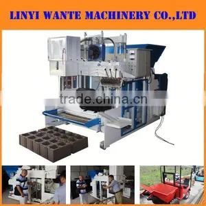 Mobile WT10-15 Used Concrete Block Making Machine for Sale thumbnail-1
