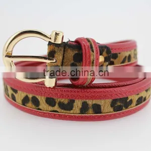 NEW Casual PU Belt for Fashion Dress With PU Faux Fur Leather China Factory Wasit Belt for Lady thumbnail-3
