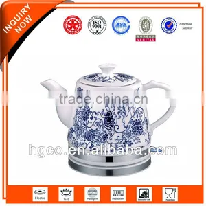 Classic Underglaze Blue Ceramic Electric Kettle thumbnail-1