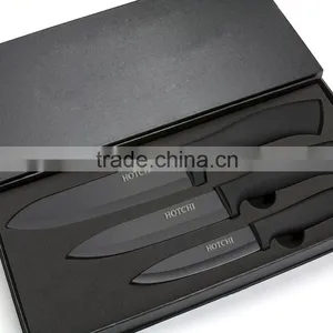 Ceramic Knifes Set With Black Ceramic Blades in Mirror Polishing thumbnail-1