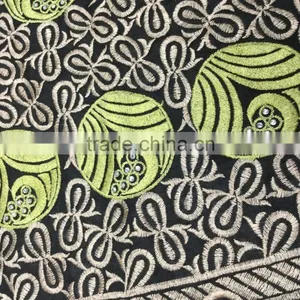 2015 Popular Design Nigerian Style Charming Big Voile Lace Polish Lace for Birde thumbnail-1