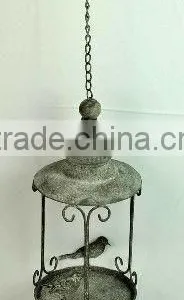 110266F-1 Metal Bird Feeder & Seed Holder Garden Decor thumbnail-1
