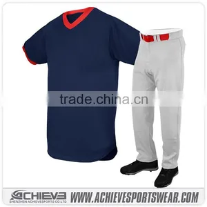Wholesale Custom Sublimation Baseball Jersey Sublimation Full Button Baseball Jersey thumbnail-1