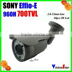 1/3" Sony Exview HAD CCDII ICX672/3AKA OSD Menu Day Night Outdoor 60PCS IR Leds Security Camera 700TVL 2.8-12MM Lens Vision Star thumbnail-1