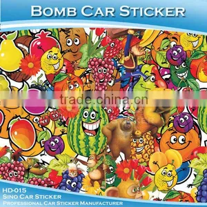 Supreme Car Wrap Design 1.52x30m Sticker Bomb Vehicle Vinyl Wrap thumbnail-3