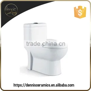 Modern Bathroom Dennis 2085 One Piece P Trap Chinese WC Toilet thumbnail-1
