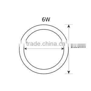 Dimmable LED Panel Light 30Pcs LEDs 6W Surface Mounted Panel Light Adjusted Round Shape thumbnail-4