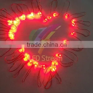 HeartShaped Theme 3AA Battery Powered 3M 30 LED Copper String Fairy Lights Happy Valentines' Day Lighting thumbnail-1